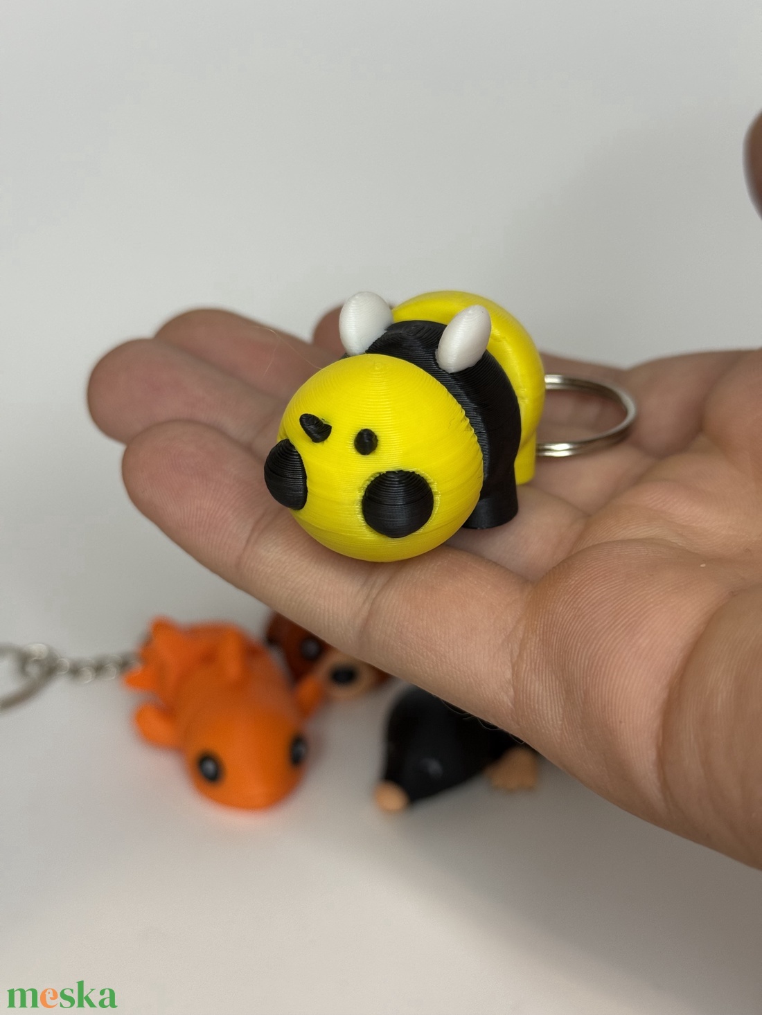 Zümi Mozgó Méhecske � 3D Nyomtatott Artikulált Kulcstartó - táska & tok - kulcstartó & táskadísz - kulcstartó - Meska.hu