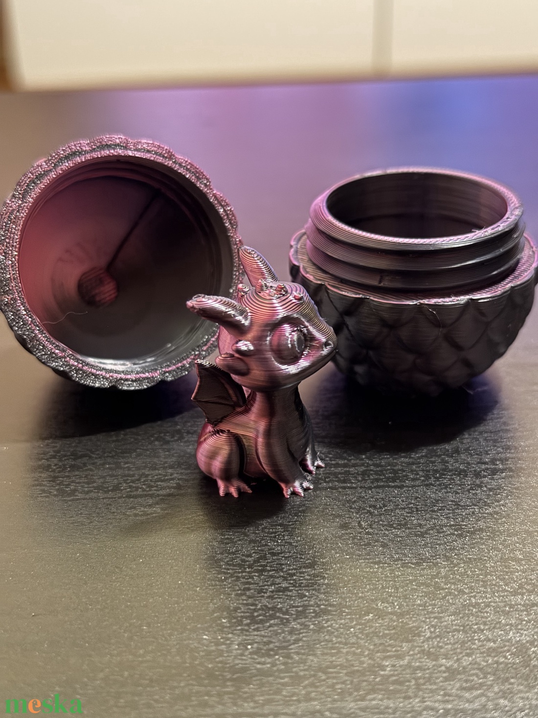 Sárkány a tojásban - otthon & életmód - dekoráció - dekoratív figurák és szobrok - Meska.hu