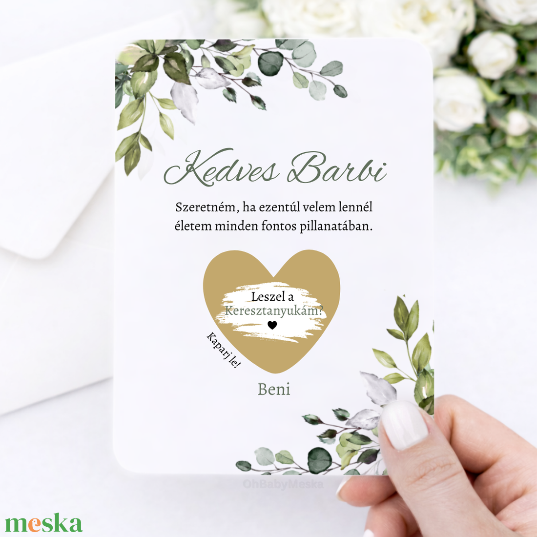 Keresztszülő felkérő szett, Kaparós Sorsjegy, Kaparós Keresztanya felkérő, Keresztapa felkérés, Keresztszülő ajándék box - baba - mama - keresztelő kellékek - keresztszülő felkérő - Meska.hu