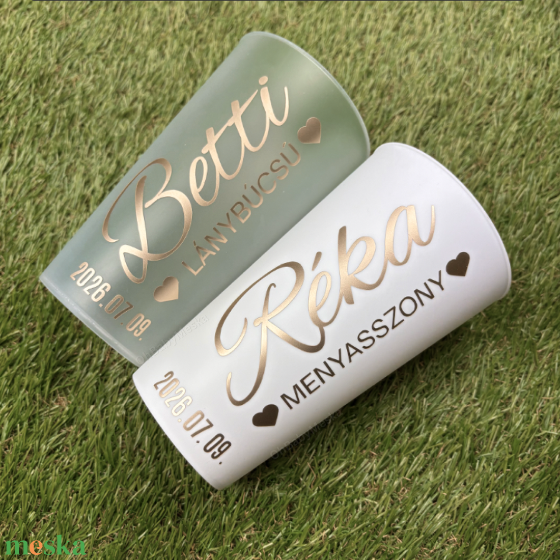 Koszorúslány ajándék, Lánybúcsú pohár, Repohár lánybúcsúra, Repohár felirattal, Egyedi repohár, Lánybúcsú kiegészítő - esküvő - lánybúcsú - Meska.hu