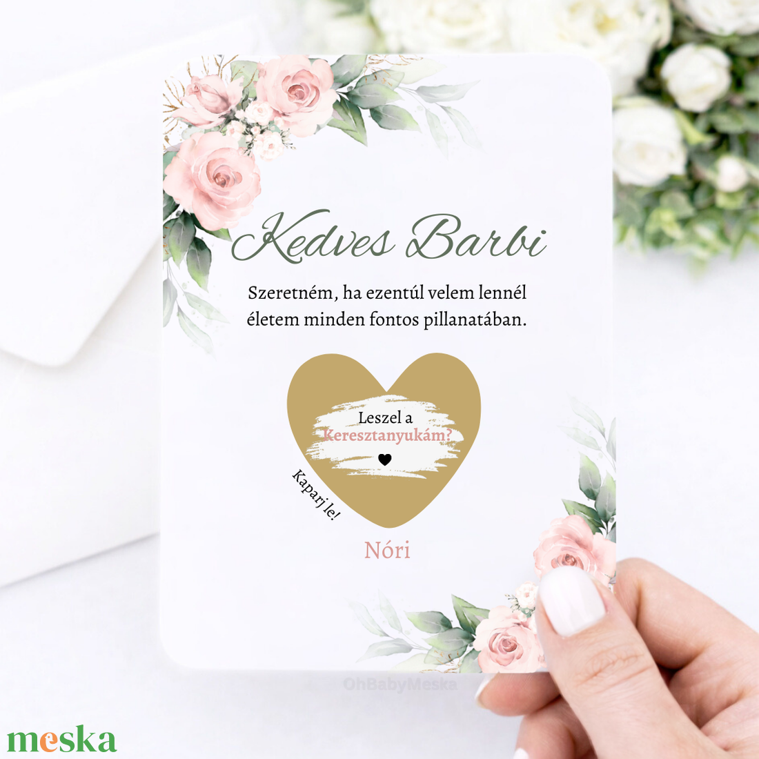 Keresztszülő felkérő szett, Kaparós Sorsjegy, Kaparós Keresztanya felkérő, Keresztapa felkérés, Keresztszülő ajándék box - baba - mama - keresztelő kellékek - keresztszülő felkérő - Meska.hu