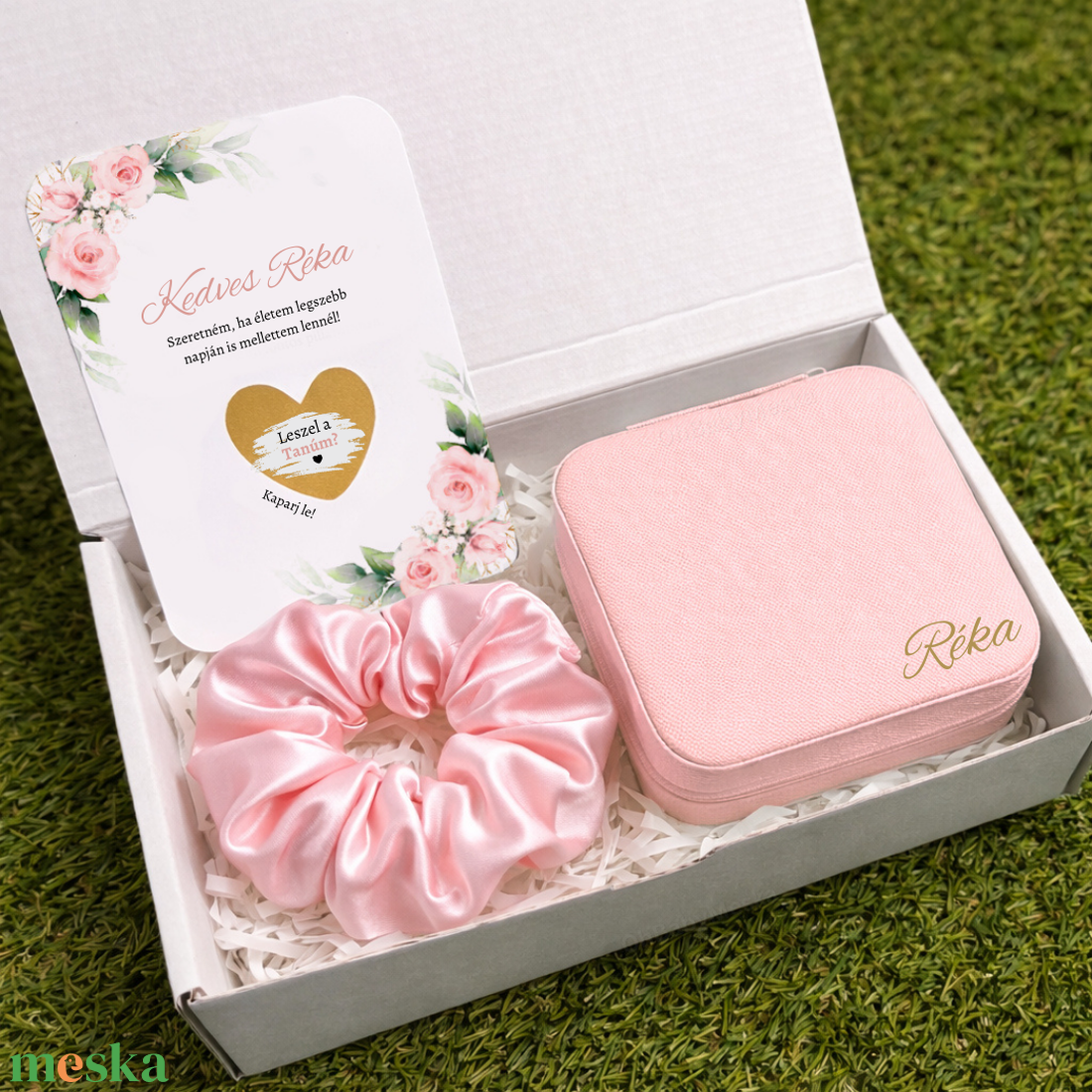 Tanú felkérő szett, Tanúfelkérő szett, Ékszered doboz, Koszorúslány ajándék, Egyedi tanú felkérő, Ajándék Tanúknak - esküvő - meghívó & kártya - tanú felkérő - Meska.hu