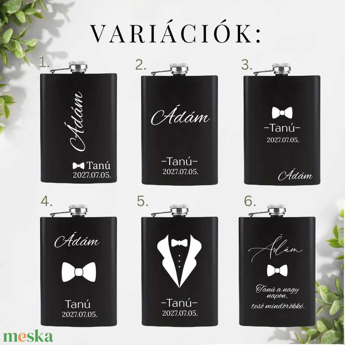 Tanú felkérő szett, Tanú felkérő, Esküvői feles pohár, Férfi Tanú ajándék, Lapos üveg - esküvő - meghívó & kártya - tanú felkérő - Meska.hu