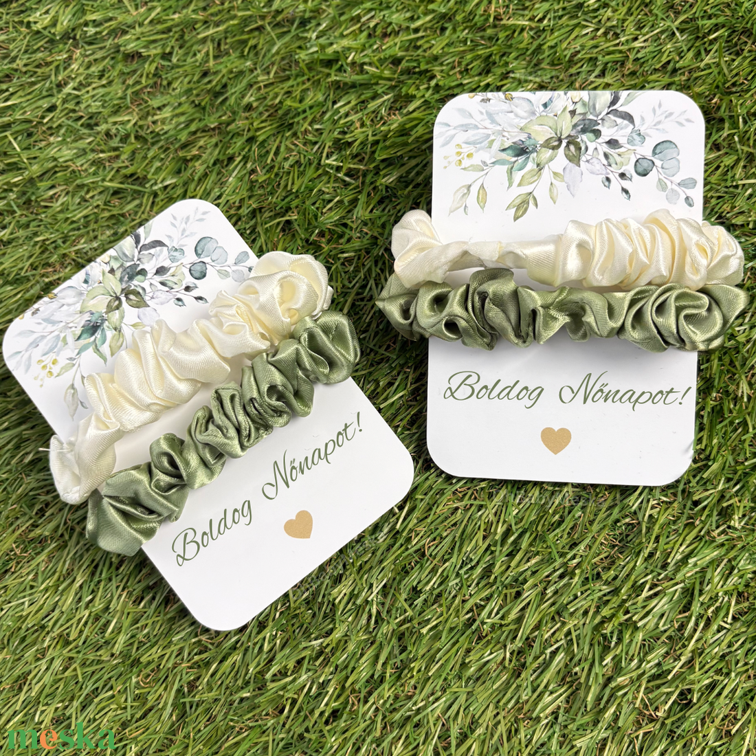 Nőnapi ajándék lányoknak, Ajándék hajgumi nőnapra, Apró ajándék nőnapra, Nőnapi ajándék gyerekeknek, Hajgumi ajándékba - ruha & divat - hajdísz & hajcsat - hajgumi - Meska.hu