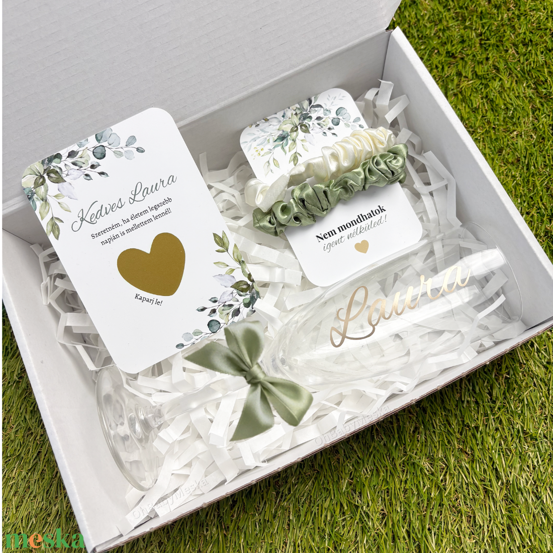 Tanúfelkérő ajándék szett, Esküvői pezsgős pohár, Tanú felkérő box, Koszorúslány ajándék, Egyedi tanú felkérő doboz - esküvő - meghívó & kártya - tanú felkérő - Meska.hu