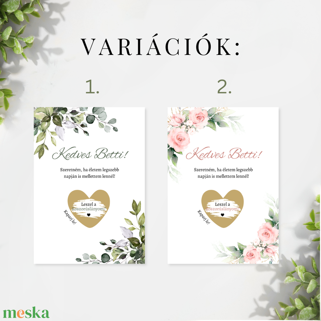 Koszorúslány felkérő ajándék � repohár és kaparós kártya szett - esküvő - meghívó & kártya - koszorúslány felkérő - Meska.hu