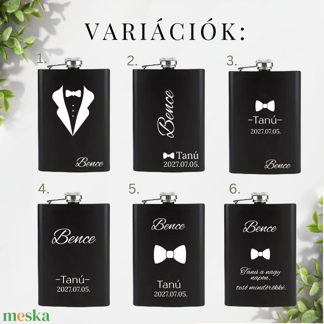 Tanú ajándék � vőlegény és tanú felkérő szett laposüveggel és felespoharakkal - esküvő - meghívó & kártya - tanú felkérő - Meska.hu