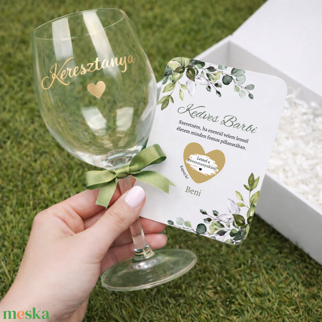 Keresztszülő felkérő szett, Kaparós Sorsjegy, Kaparós Keresztanya felkérő, Keresztapa felkérés, Keresztszülő ajándék box - baba - mama - keresztelő kellékek - keresztszülő felkérő - Meska.hu