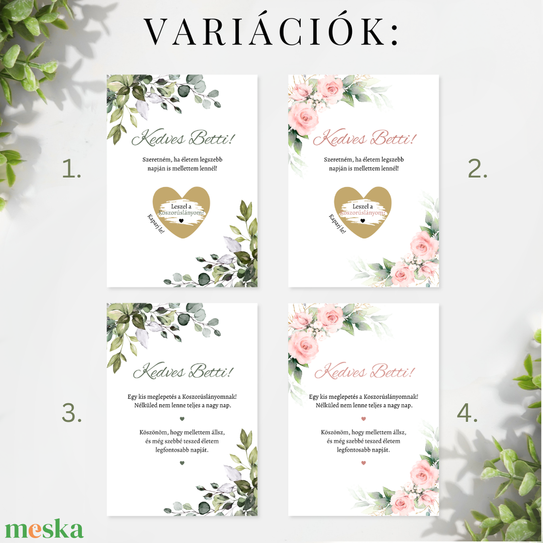 Koszorúslány ajándék � felkérő szett repohárral és kaparós kártyával - esküvő - meghívó & kártya - koszorúslány felkérő - Meska.hu