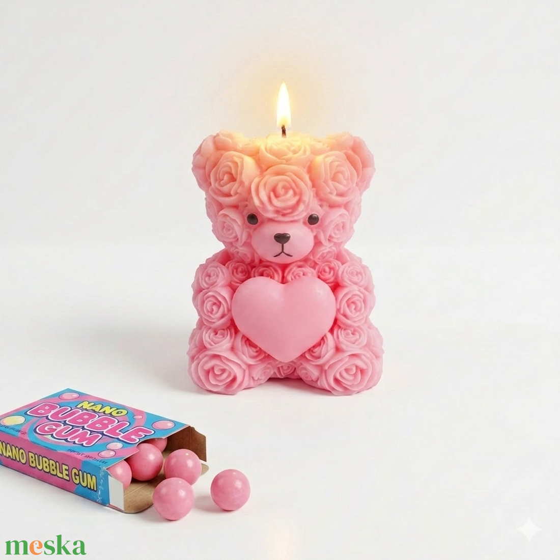 Teddy gyertya 4 színben 4 illattal - otthon & életmód - gyertya, illat, aroma - gyertya - Meska.hu