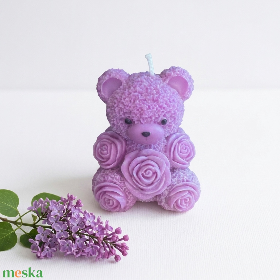 Teddy gyertya 4 színben 4 illattal - otthon & életmód - gyertya, illat, aroma - gyertya - Meska.hu