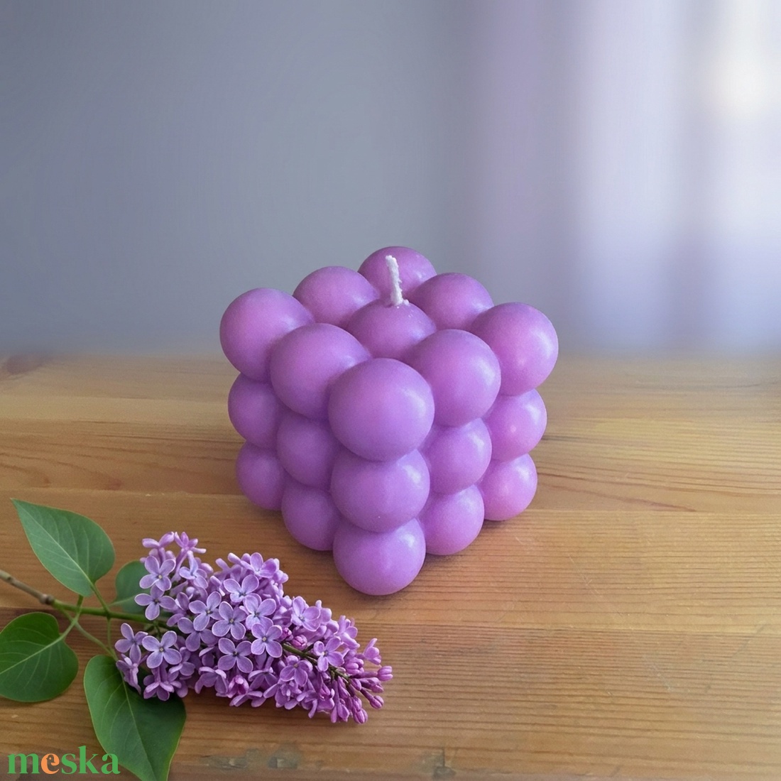 Bubble gyertya 4 színben, 4 illattal - otthon & életmód - gyertya, illat, aroma - gyertya - Meska.hu