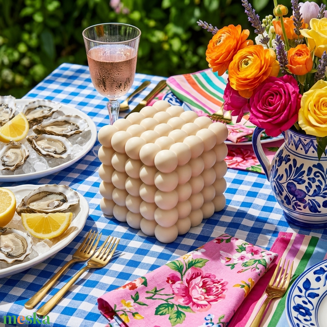 OH! JUMMY Kerámia  DuoBubble - otthon & életmód - gyertya, illat, aroma - gyertyatartó - Meska.hu