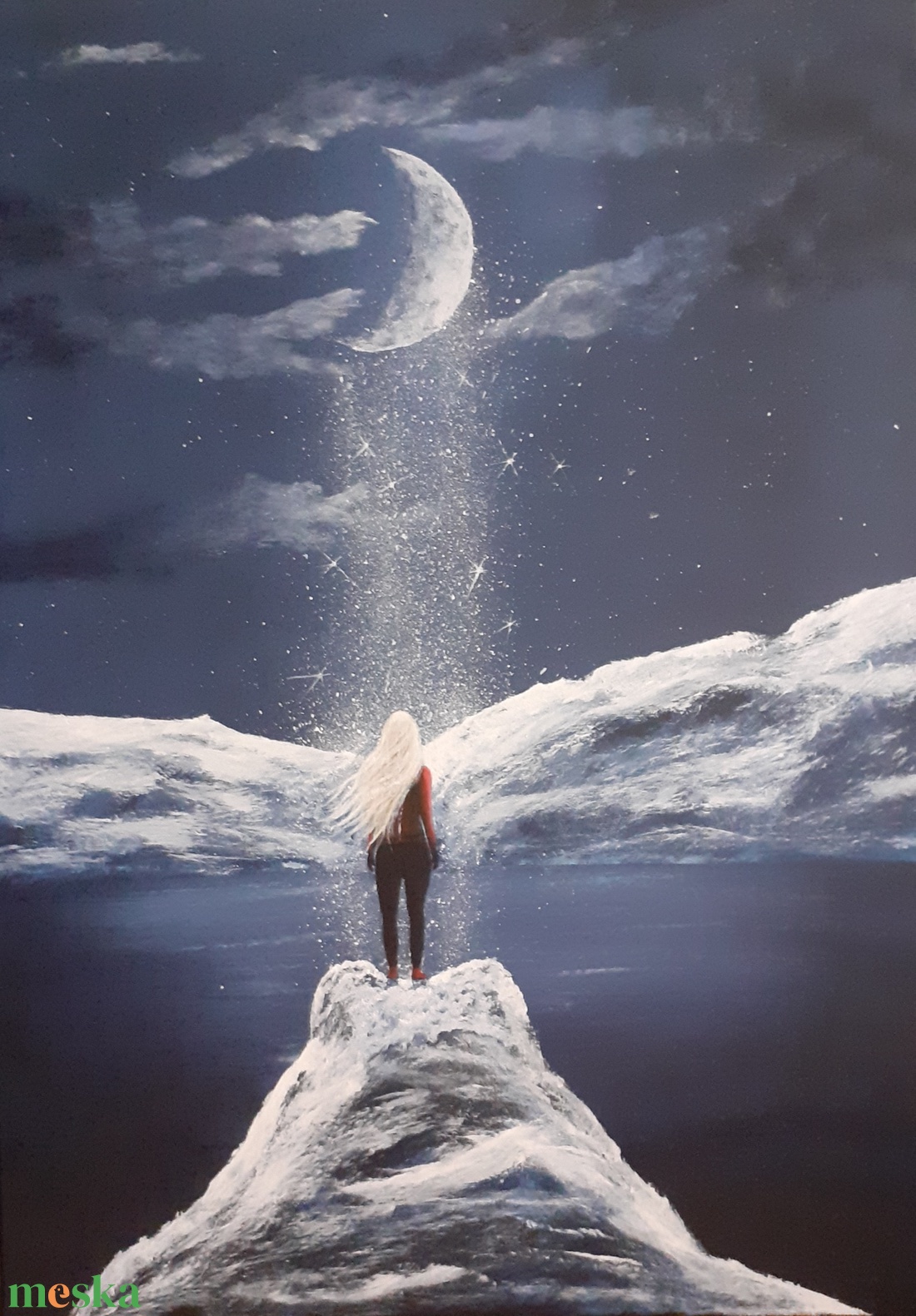 Alene - művészet - festmény - akril - Meska.hu