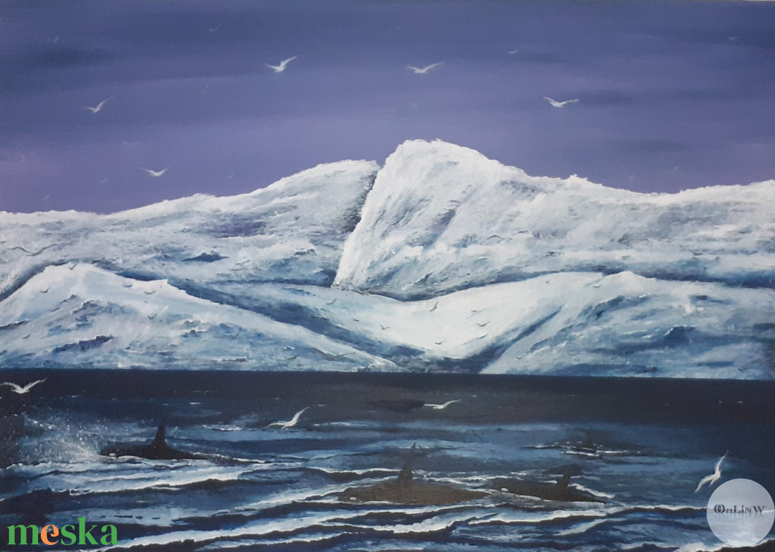 Ingen kan h�yra deg - művészet - festmény - akril - Meska.hu