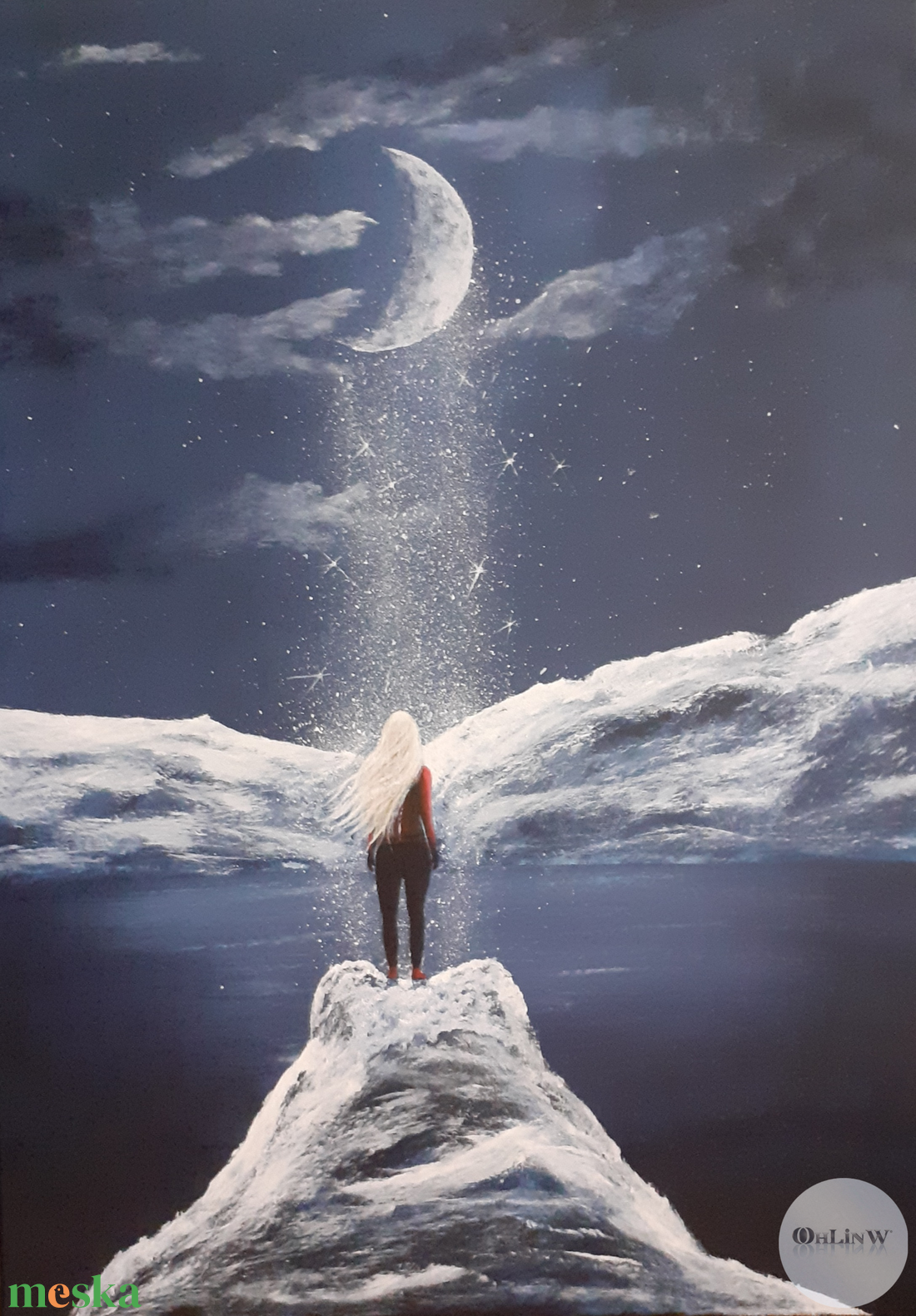 Alene - művészet - festmény - akril - Meska.hu