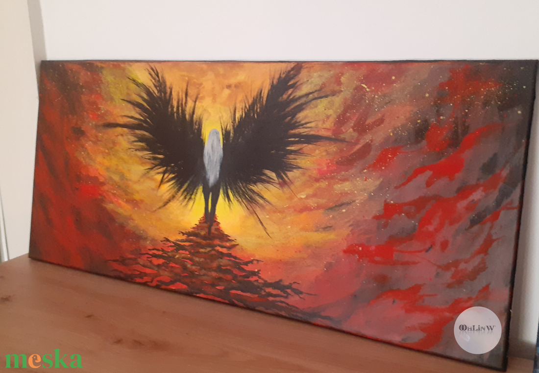 D�dens engel - művészet - festmény - akril - Meska.hu