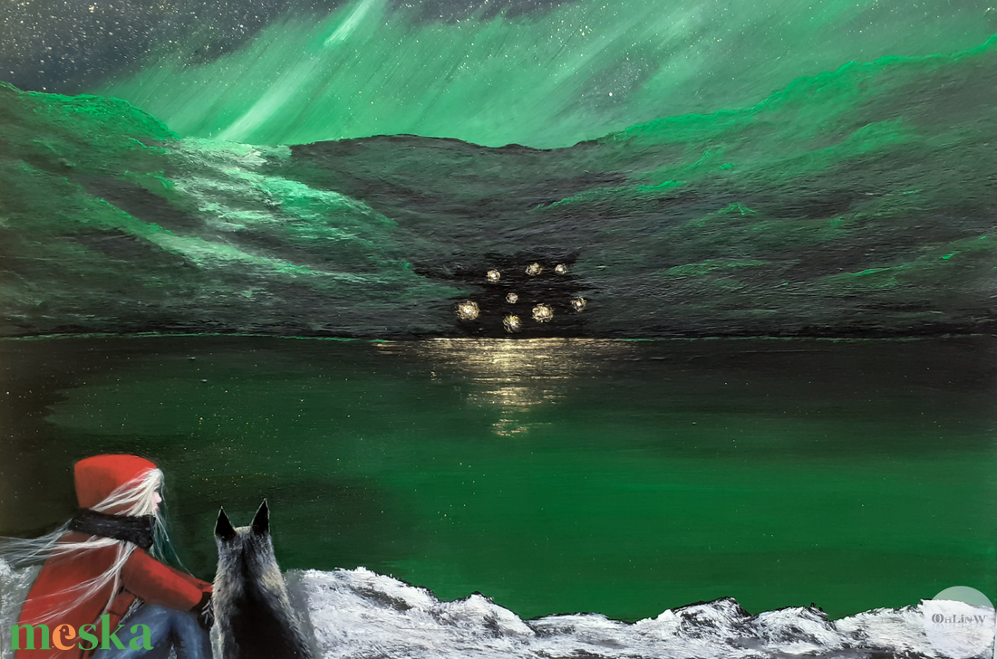 Virkelighetens etterklang - művészet - festmény - akril - Meska.hu