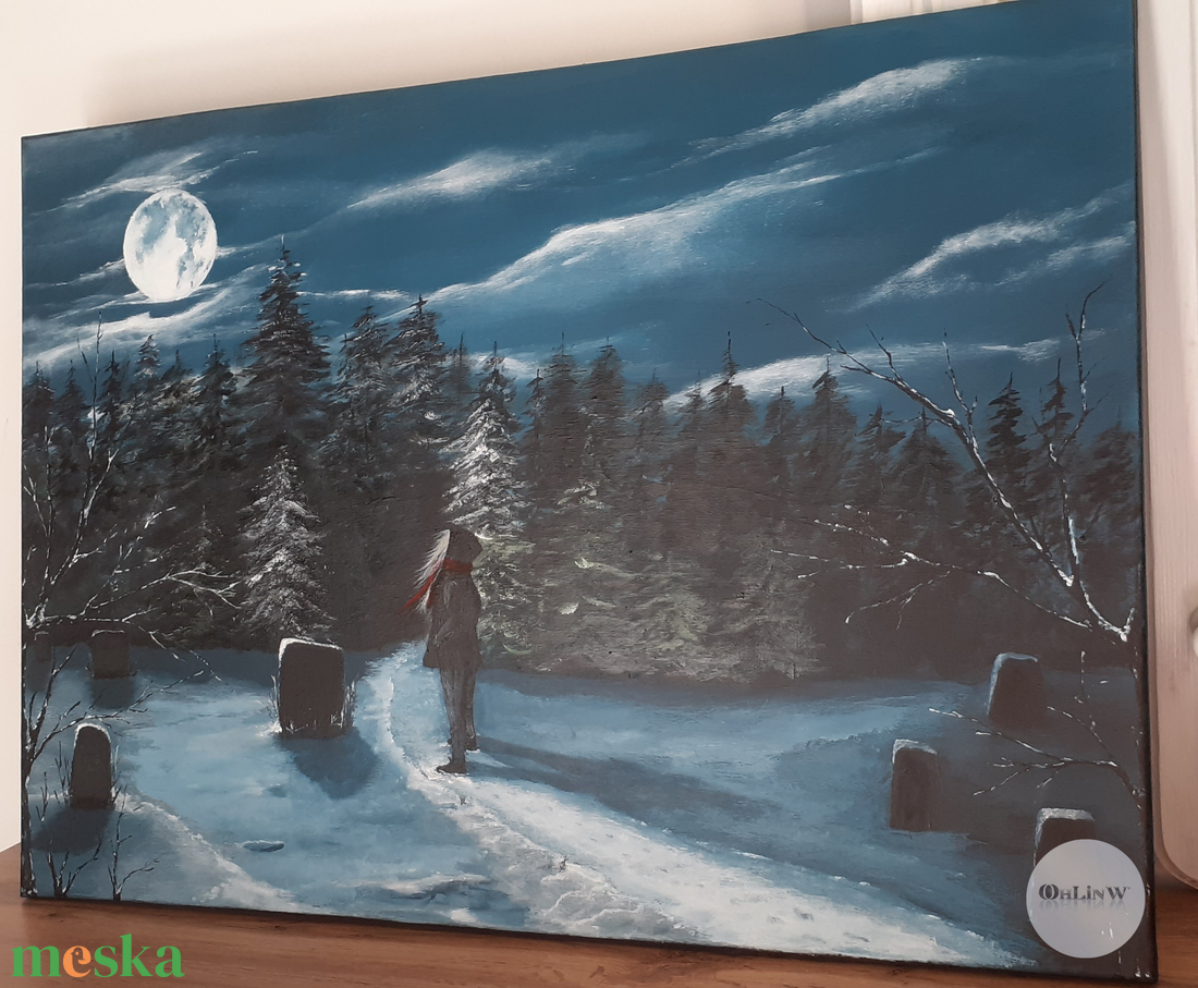 Vi ses - művészet - festmény - akril - Meska.hu