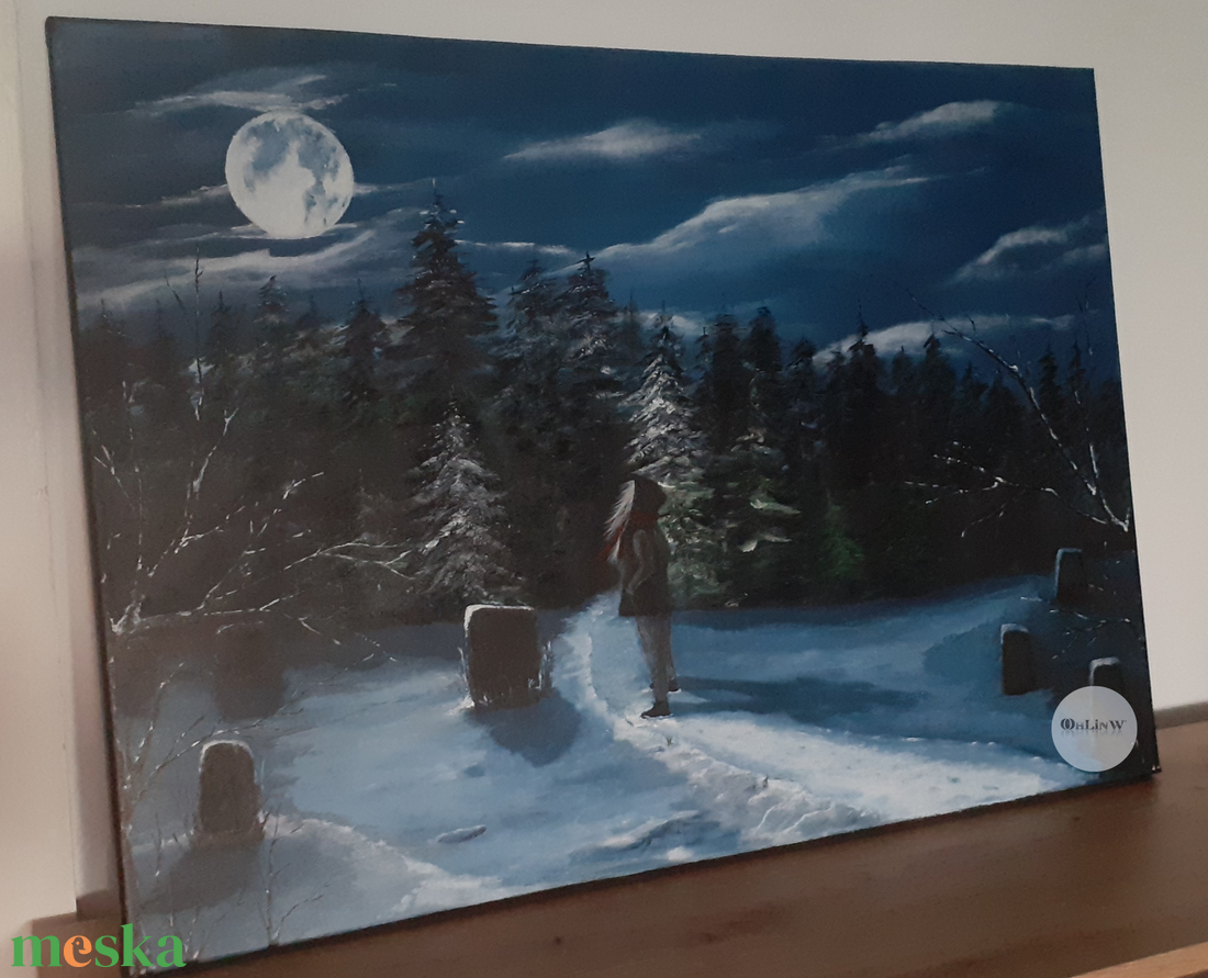 Vi ses - művészet - festmény - akril - Meska.hu