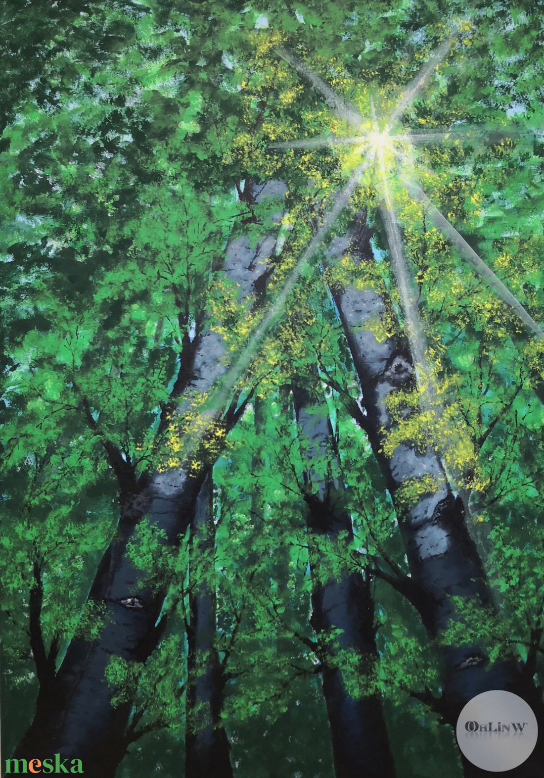 H�ye tr�r - művészet - festmény - akril - Meska.hu