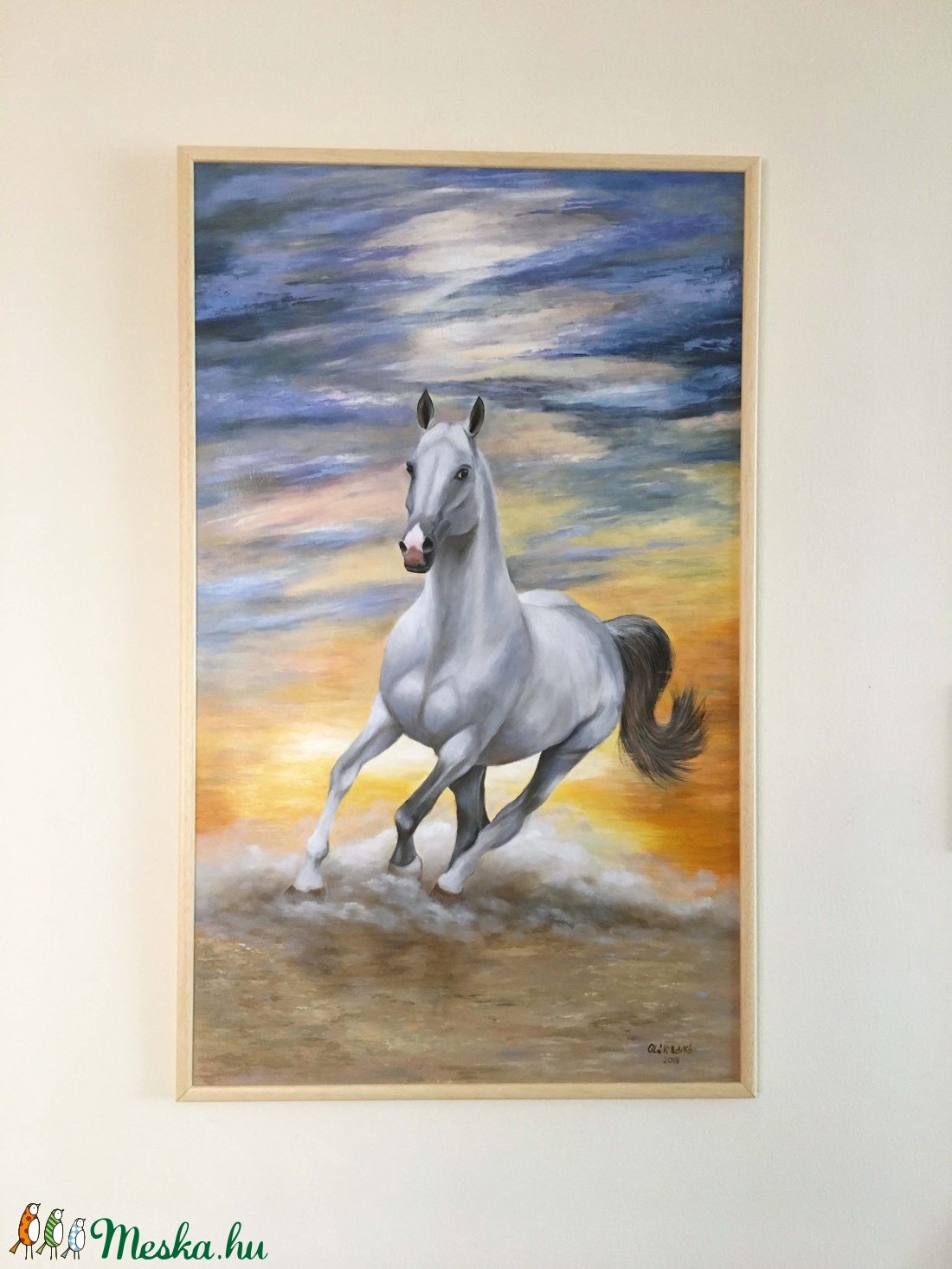 Szabadon ,82x50cm, olajfestmény, keretezve - művészet - festmény - olajfestmény - Meska.hu Szabadon ,82x50cm, olajfestmény, keretezve - művészet - festmény - olajfestmény - Meska.hu