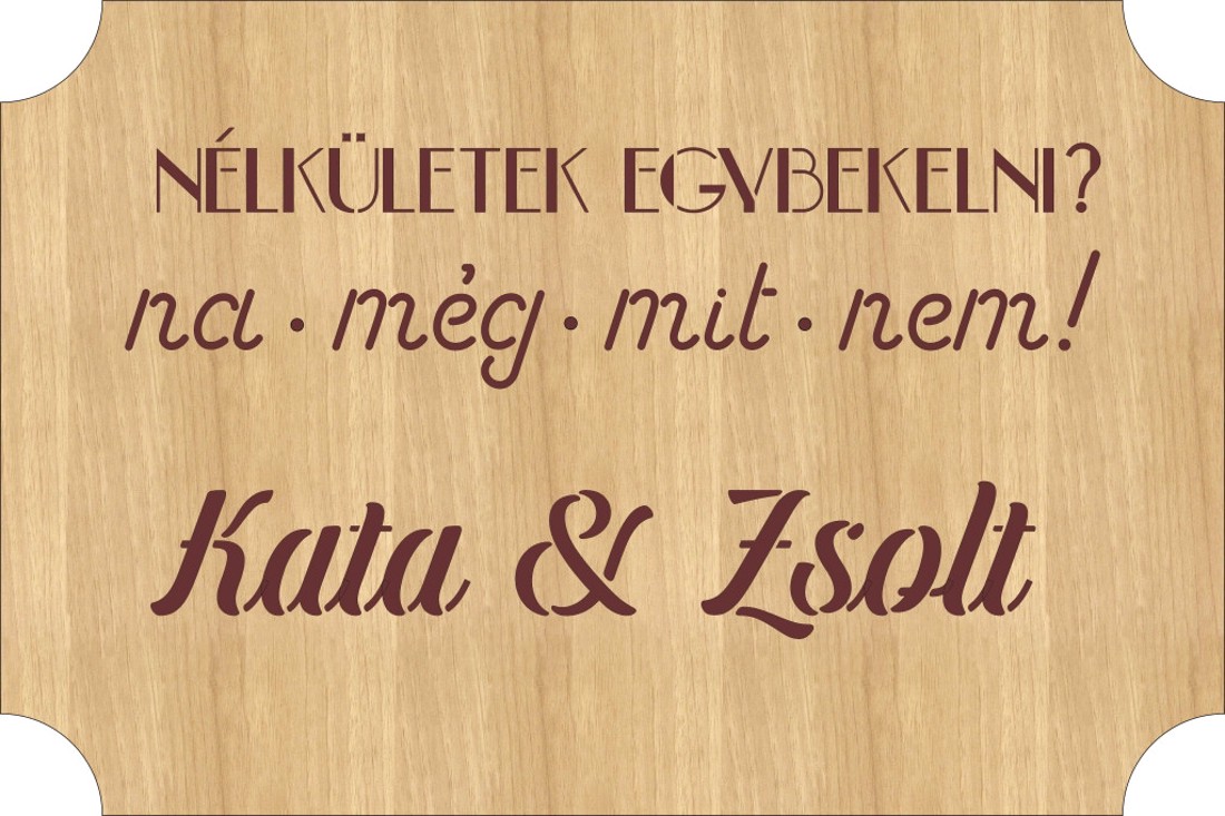 Esküvői Köszöntő Tábla � Egyedi Gravírozott Fa Alapon - esküvő - dekoráció - ültetési rend - Meska.hu