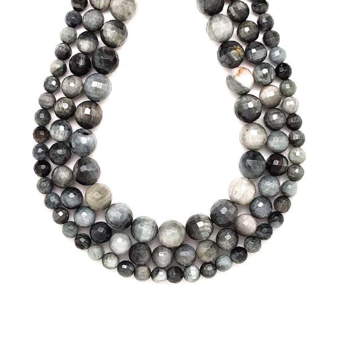 Sasszem fazettált golyó 10mm� ékszerkészítő alapanyag (füzér) - kellékek & szerszámok - ásvány alapanyag - ásványfüzér - Meska.hu