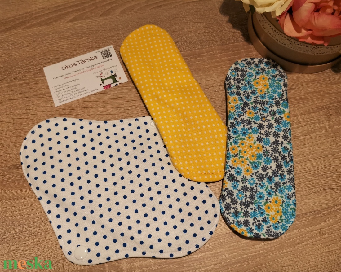 Tisztasági betét szett  - Mosható menstruációs betét - szépségápolás - intim higiénia - tisztasági betét - Meska.hu