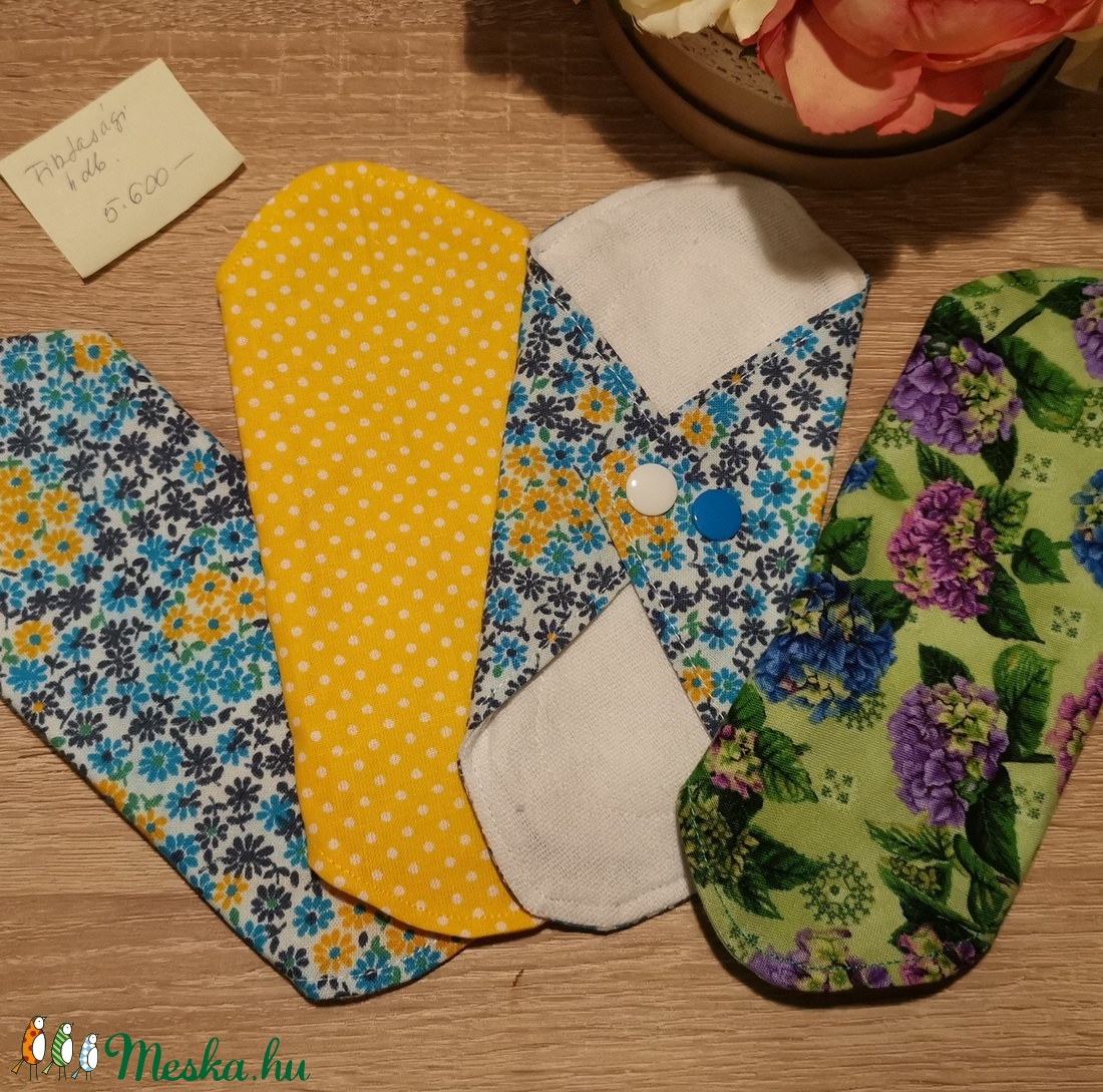 Tisztasági betét szett  - Mosható menstruációs betét - szépségápolás - intim higiénia - tisztasági betét - Meska.hu