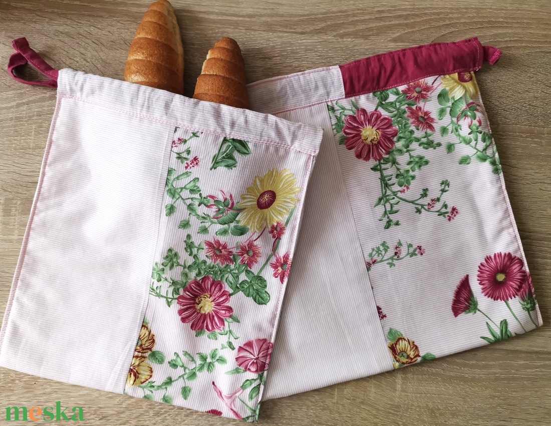Kiflitartó tasak, Mosható pékáru szatyor - táska & tok - bevásárlás & shopper táska - shopper, textiltáska, szatyor - Meska.hu Kiflitartó tasak, Mosható pékáru szatyor - táska & tok - bevásárlás & shopper táska - shopper, textiltáska, szatyor - Meska.hu