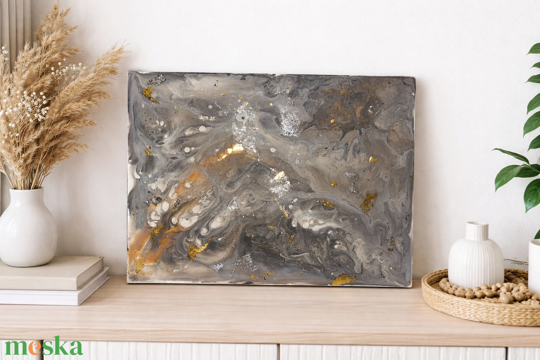 Absztrakt akril festmény - művészet - festmény - akril - Meska.hu