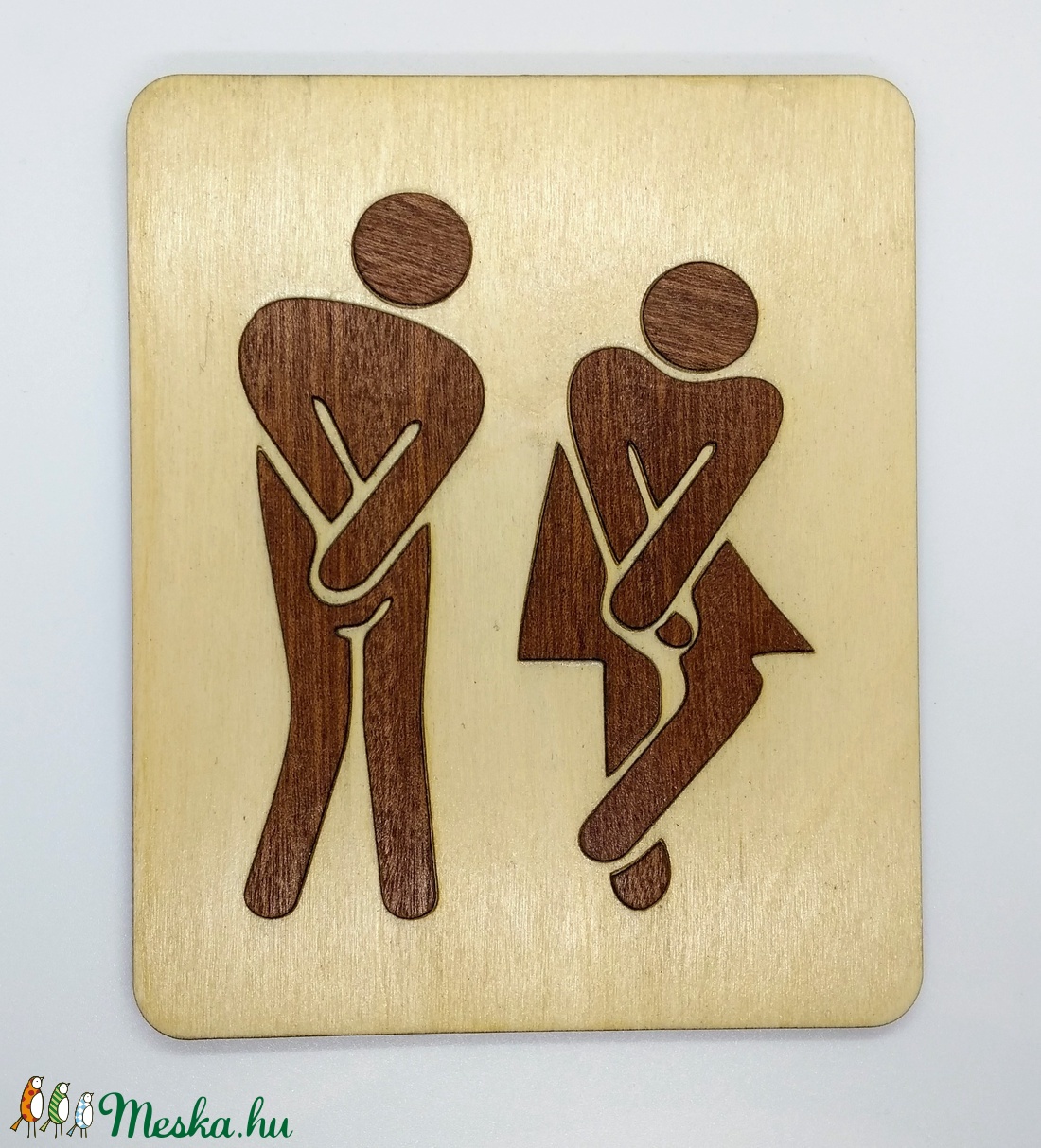 vicces WC jelölő tábla -  - Meska.hu