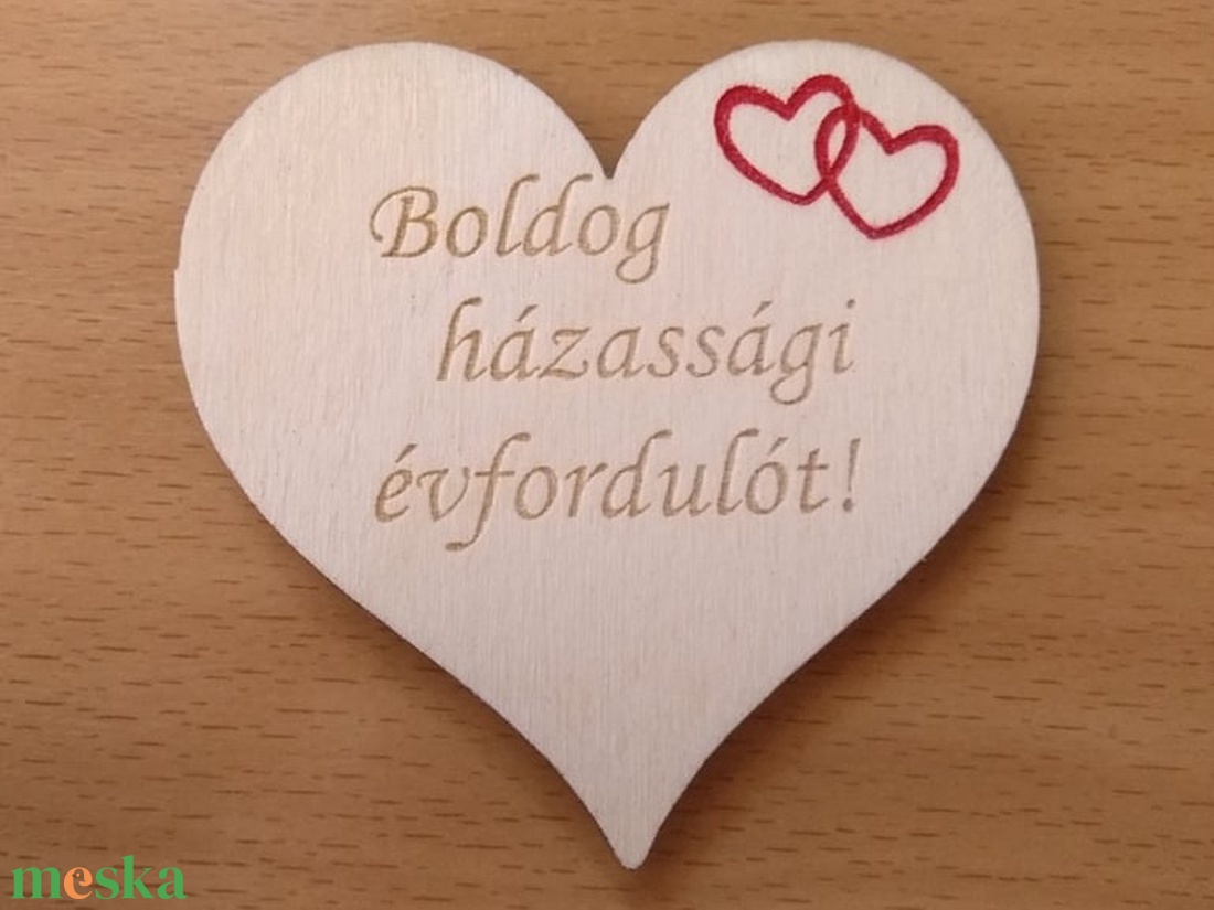 Évfordulós fa szív hűtőmágnes - otthon & életmód - konyhafelszerelés, tálalás - Meska.hu Évfordulós fa szív hűtőmágnes - otthon & életmód - konyhafelszerelés, tálalás - Meska.hu
