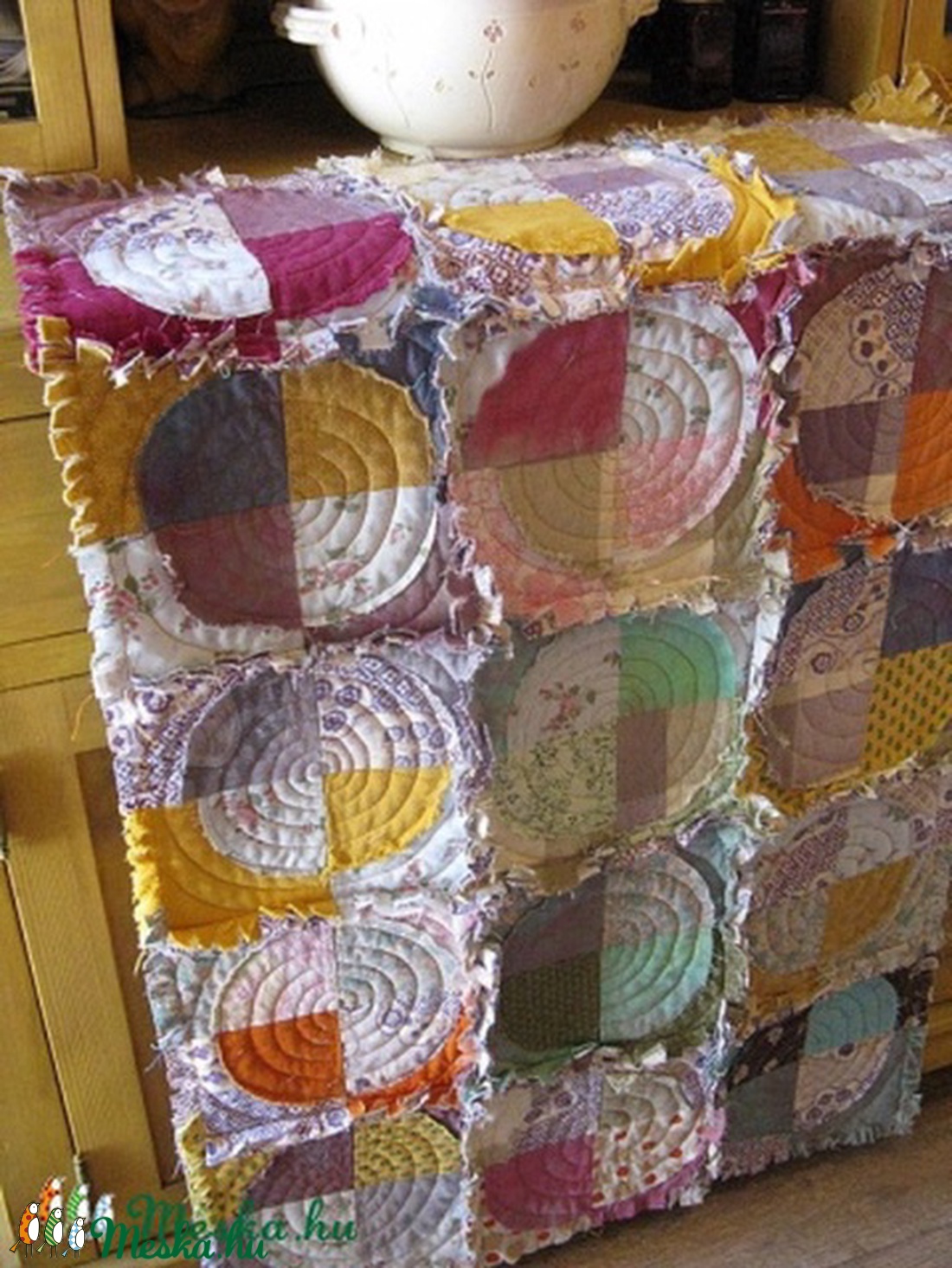 Patchwork Rongyszőnyeg - - Meska.hu Patchwork Rongyszőnyeg - - Meska.hu