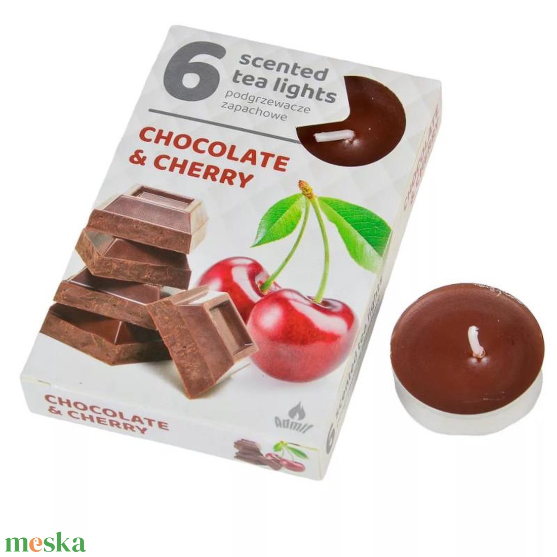 Illatgyertya 6 db-os - csoki-meggy - kellékek & szerszámok - dekorációs kellékek - dekorációs gyertya - Meska.hu Illatgyertya 6 db-os - csoki-meggy - kellékek & szerszámok - dekorációs kellékek - dekorációs gyertya - Meska.hu