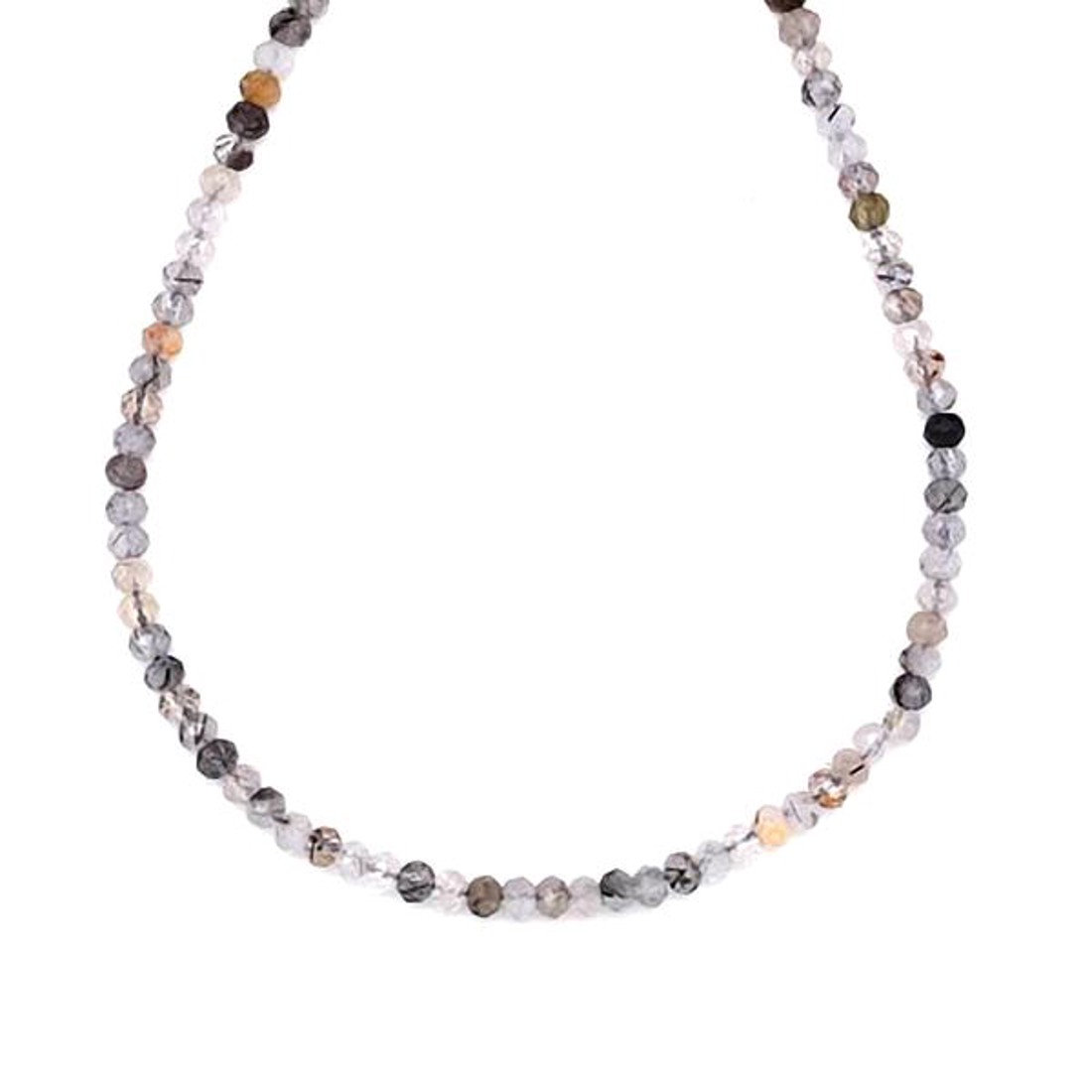 Turmalinkvarc fazettált korong 3x2mm� ékszerkészítő alapanyag (füzér) - kellékek & szerszámok - ásvány alapanyag - ásványfüzér - Meska.hu