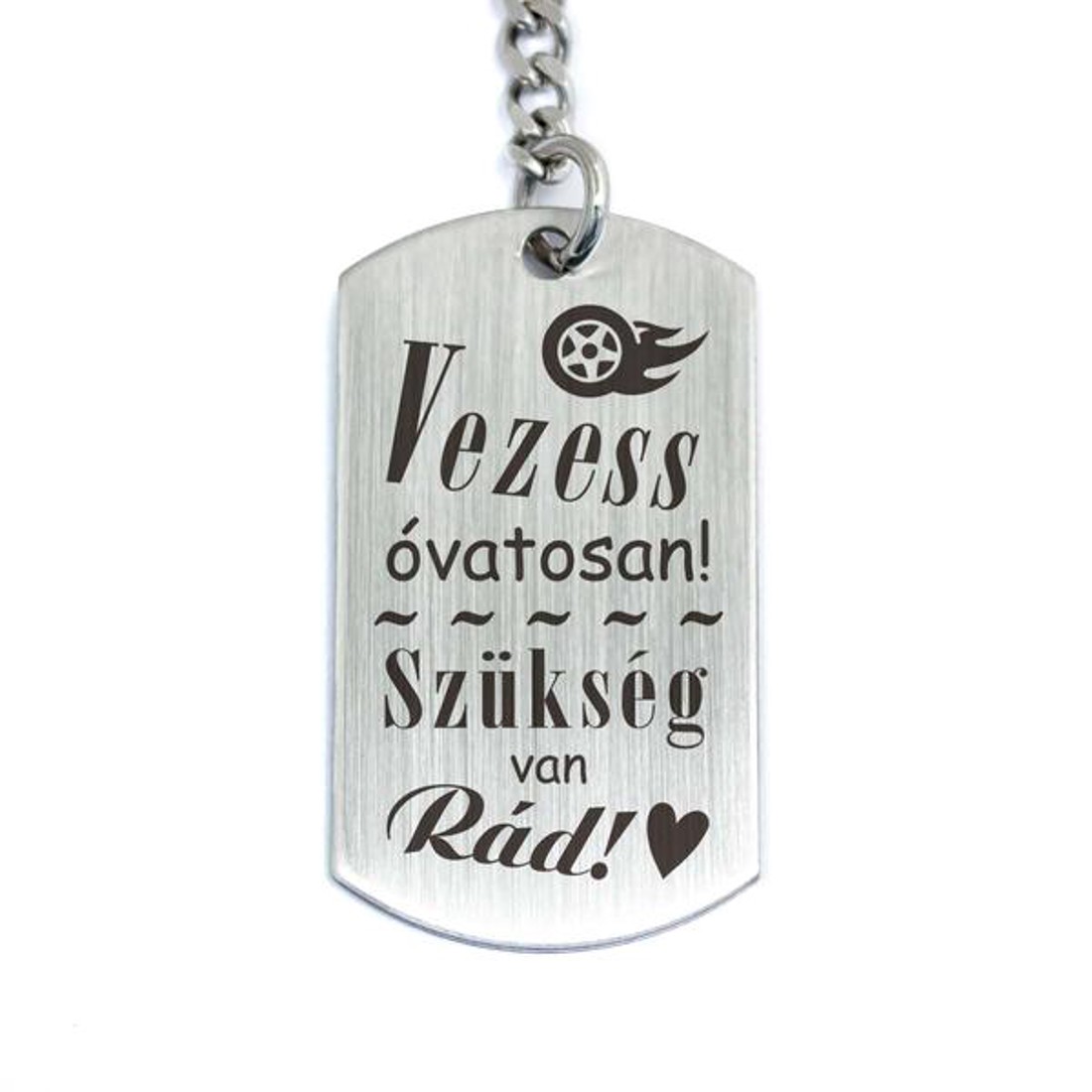Vezess óvatosan acél medálos kulcstartó - táska & tok - kulcstartó & táskadísz - kulcstartó - Meska.hu Vezess óvatosan acél medálos kulcstartó - táska & tok - kulcstartó & táskadísz - kulcstartó - Meska.hu