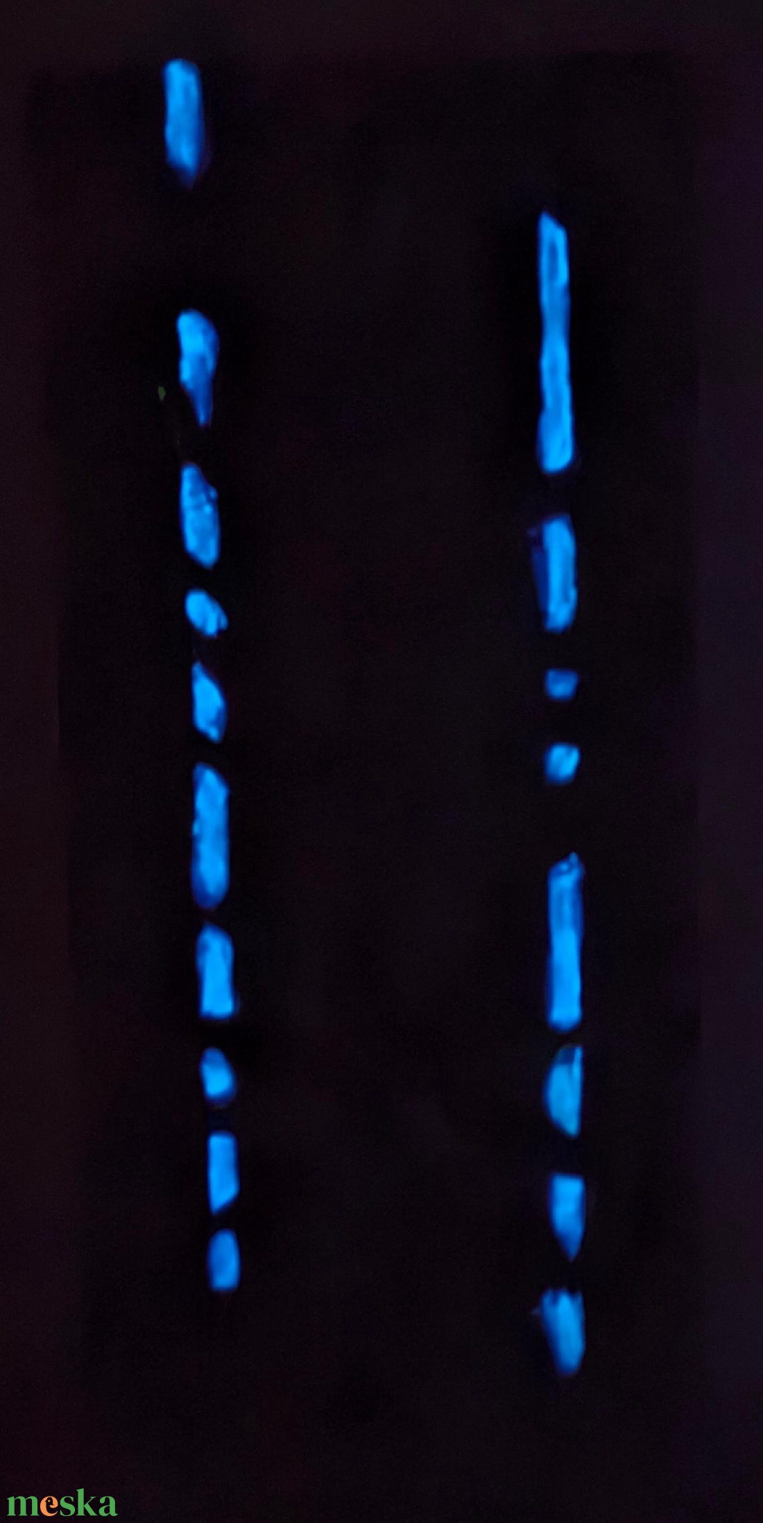 Éjszakai dzsungel � világító olajfestmény, 58�25 cm - művészet - festmény - olajfestmény - Meska.hu