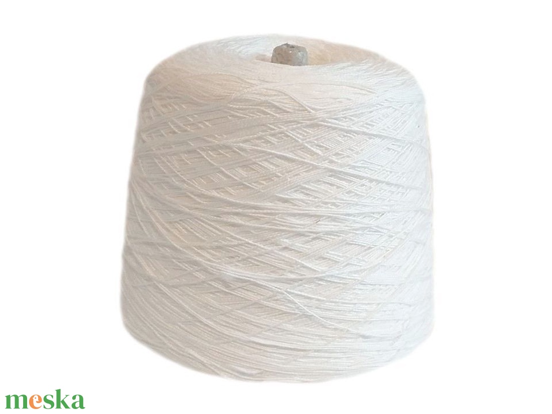 1 kg FEHÉR horgoló fonal ! - kellékek & szerszámok - rövidáru - fonal, cérna - pamutfonal - Meska.hu