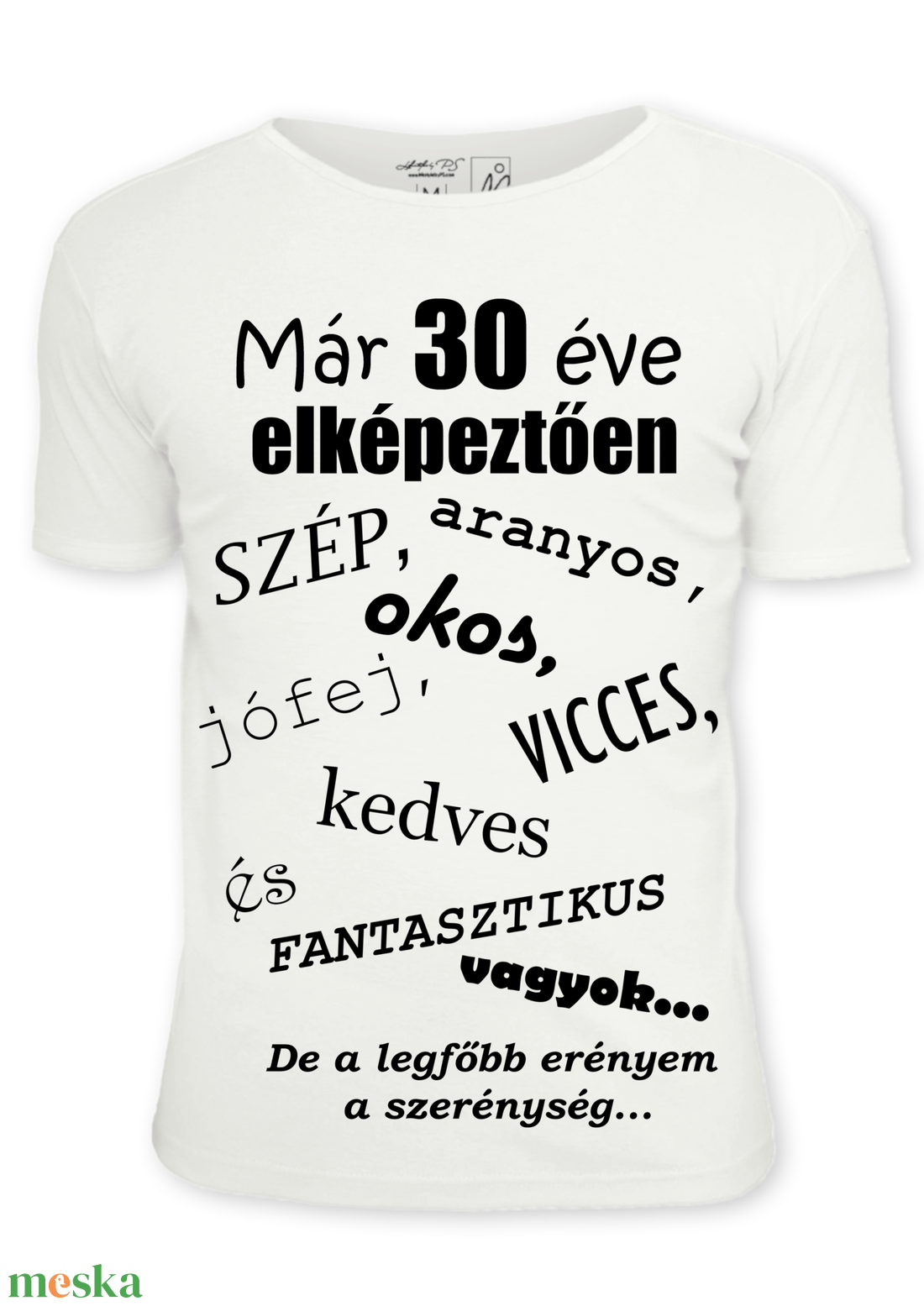 Szerény szülinapos pólója - ruha & divat - férfi ruha - póló - Meska.hu Szerény szülinapos pólója - ruha & divat - férfi ruha - póló - Meska.hu