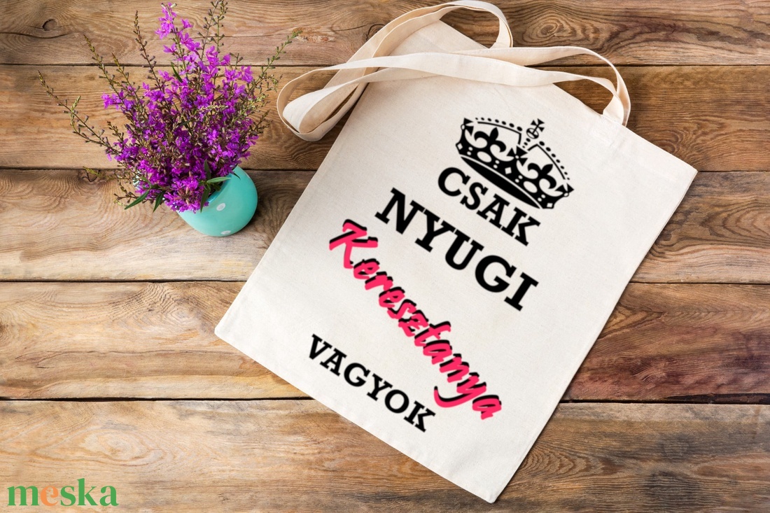 Anyák-napi vászonszatyor - táska & tok - bevásárlás & shopper táska - shopper, textiltáska, szatyor - Meska.hu