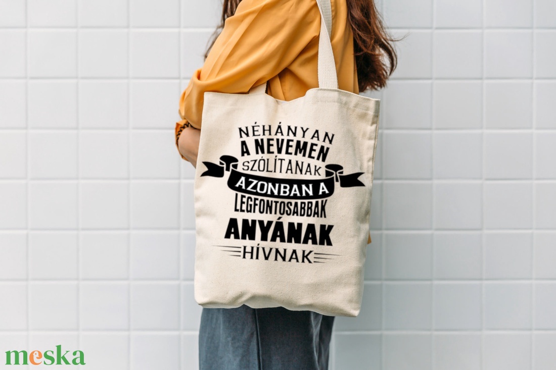 Anyák-napi vászonszatyor - táska & tok - bevásárlás & shopper táska - shopper, textiltáska, szatyor - Meska.hu