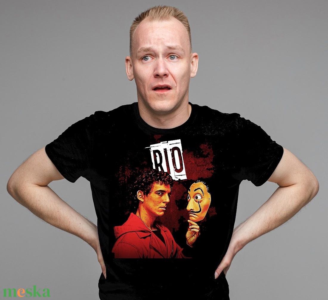 Professor vagy Rio? póló-több variációban - ruha & divat - férfi ruha - póló - Meska.hu