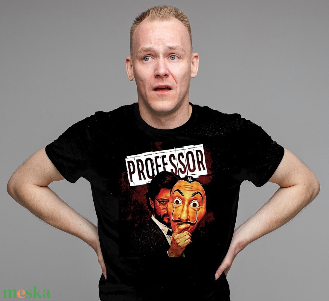 Professor vagy Rio? póló-több variációban - ruha & divat - férfi ruha - póló - Meska.hu