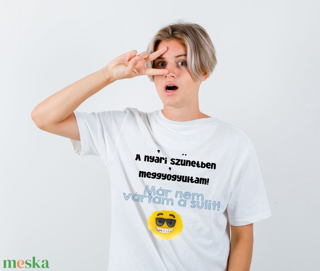 NEM vártam a sulit-vicces póló - ruha & divat - babaruha & gyerekruha - póló - Meska.hu