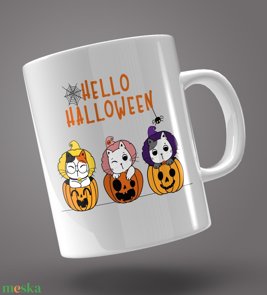 Hello Helloween - otthon & életmód - konyhafelszerelés, tálalás - tálalás - bögre & csésze - Meska.hu