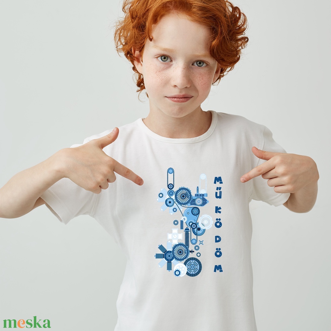 Robotos fiú gyerek póló - ruha & divat - babaruha & gyerekruha - póló - Meska.hu