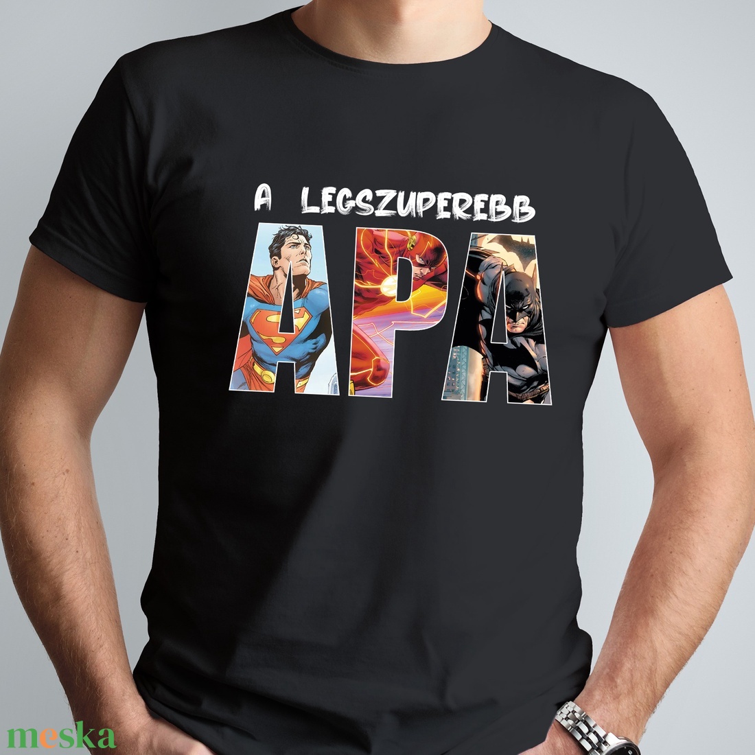 Póló szuper apáknak - ruha & divat - férfi ruha - póló - Meska.hu Póló szuper apáknak - ruha & divat - férfi ruha - póló - Meska.hu