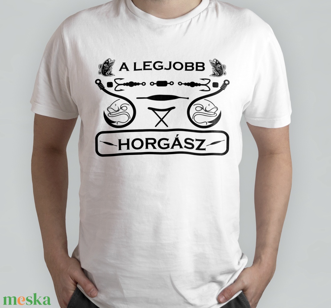 Horgászos férfi póló - ruha & divat - férfi ruha - póló - Meska.hu Horgászos férfi póló - ruha & divat - férfi ruha - póló - Meska.hu